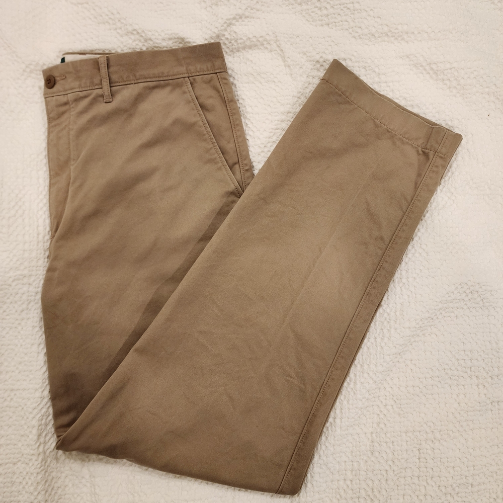 J. Crew Men's Broken-In Straight Fit Tan Chinos 35w×32l